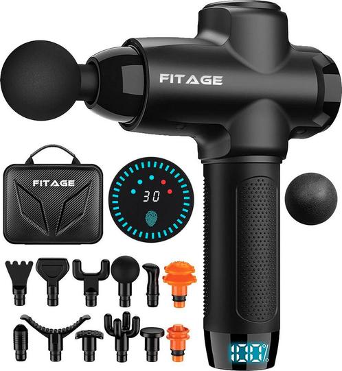 Tweedekans | FITAGE Massage Gun Professioneel - 12, Huis en Inrichting, Bureaus, Ophalen of Verzenden
