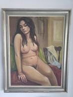 Julien Buysse (1923-2005) - Naakte Vrouw (92x72 cm), Antiek en Kunst, Kunst | Schilderijen | Klassiek