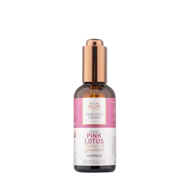 Lichaams- en Gezichtsolie Pink Lotus Happiness - Himalayas, Sport en Fitness, Gezondheidsproducten en Wellness, Ophalen of Verzenden
