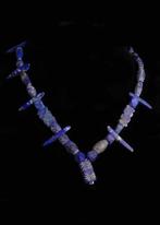 West-Aziatisch Lapis Lazuli Kralen ketting  (Zonder, Antiek en Kunst