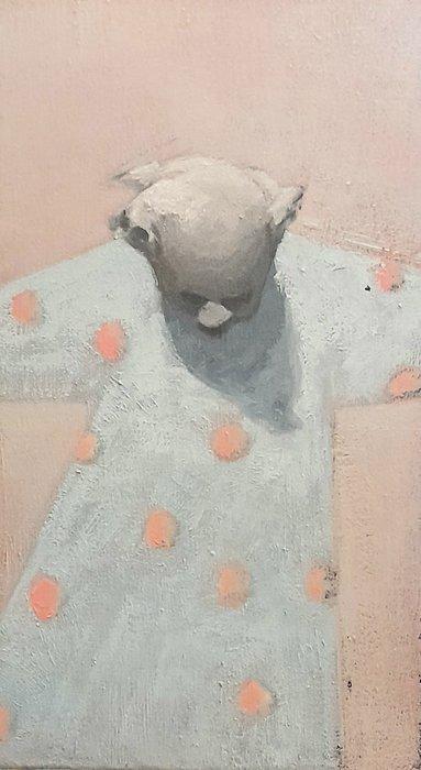 Shane Campbell (1978) - Pink Polka Dots, Antiek en Kunst, Kunst | Schilderijen | Modern