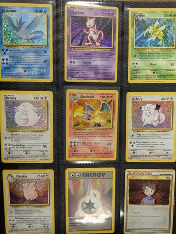 Pokémon - 163 Card - Articuno, Chansey, - Charizard, Mewtwo beschikbaar voor biedingen