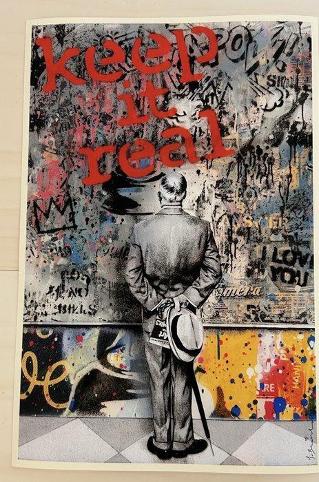 Mr Brainwash (1966) - Keep it real, Antiek en Kunst, Kunst | Schilderijen | Modern