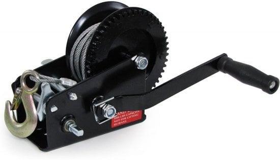 Professionele handlier met staaldraad 1500 kg 10 meter zwart, Doe-het-zelf en Bouw, Lieren en Takels, Nieuw, Ophalen of Verzenden