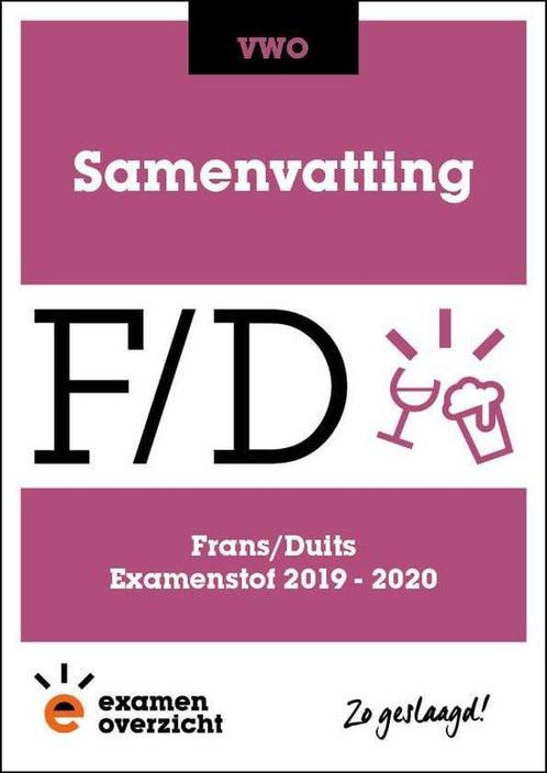 ExamenOverzicht - Samenvatting Frans en Duits VWO, Boeken, Schoolboeken, Gelezen, Verzenden