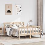 vidaXL Bedframe zonder matras massief grenenhout 120x200 cm, Verzenden, Nieuw