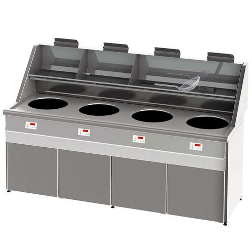Friteuse | SANTANA | Aardgas | 18+18+18+18L | 72kW |, Zakelijke goederen, Horeca | Keukenapparatuur, Nieuw in verpakking, Verzenden