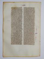 Anoniem - Original Manuscript from a Latin Bible - [France -