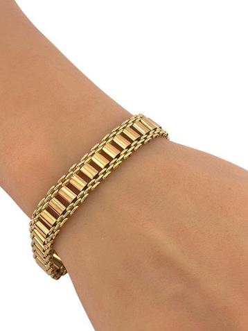 Armband - 18 karaat Roségoud, Elegant 18K roségoud uniseks