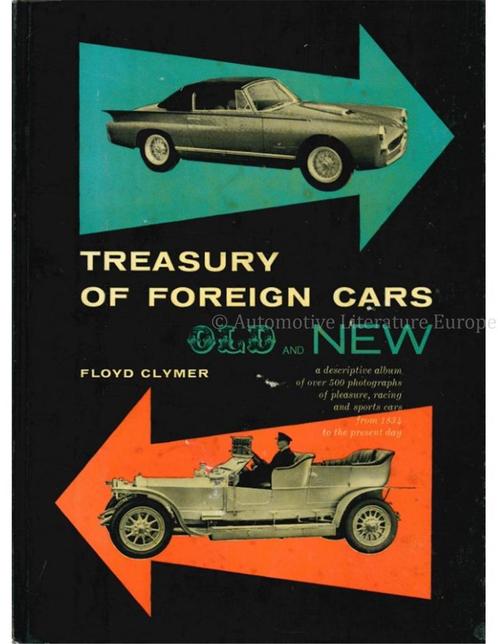 TREASURY OF FOREIGN CARS, OLD AND NEW, Livres, Autos | Livres