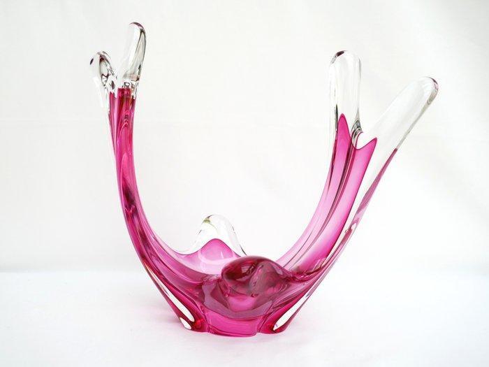 Val Saint Lambert - Vaas - Kristal - Schaal Object, Antiek en Kunst, Antiek | Glaswerk en Kristal