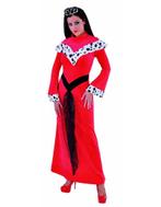 Koningin kostuum rood, Hobby en Vrije tijd, Feestartikelen, Nieuw, Ophalen of Verzenden