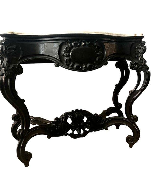 Table dappoint - Bois - Surface en marbre, Antiek en Kunst, Antiek | Overige Antiek