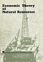 Economic Theory of Natural Resources. Eichorn   ., Eichorn, Verzenden