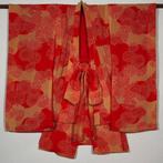 Kinsha Chirimen  kimono ANTIQUE crêpe japonaise - Soie -, Antiek en Kunst