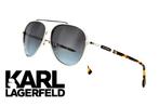Karl Lagerfeld - ICON #7 KL344S 040 - Silver & Black Aviator