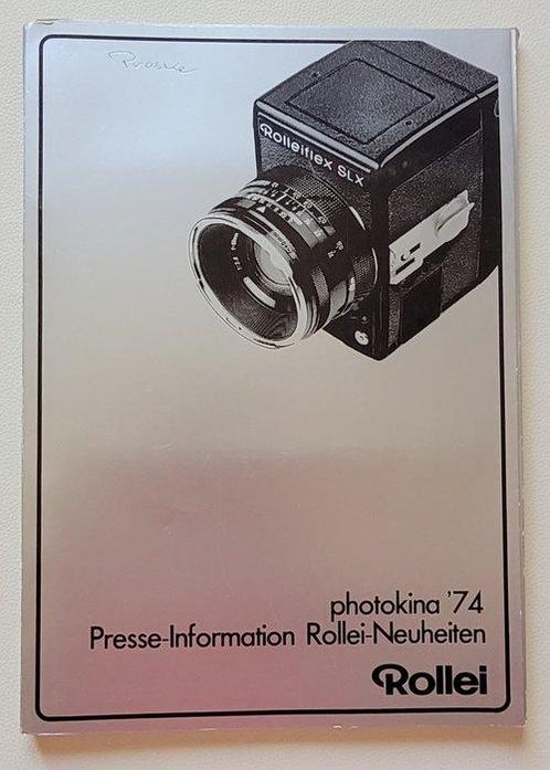 Rollei Sammlerstücke: Pressemappe 74, Redemanuskript 76, 2, Audio, Tv en Foto, Fotocamera's Analoog