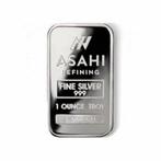 1 Troy Ounce - Zilver .999 - 1 oz ASAHI 999 Fine Silver Bar, Postzegels en Munten
