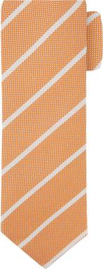 Suitable Stropdas Strepen Oranje maat  Heren, Verzenden, Nieuw, Oranje, Suitable