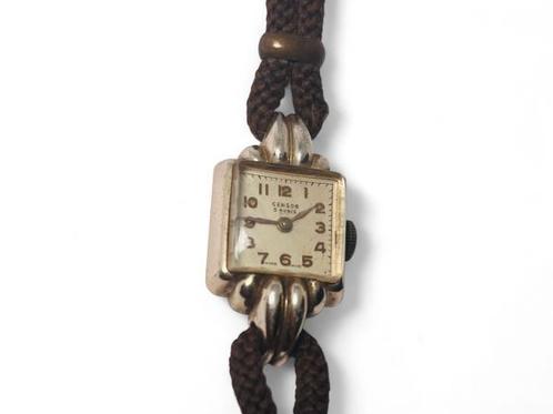 Veiling - Antiek Art Deco Dameshorloge - Merk Censor, Handtassen en Accessoires, Horloges | Dames