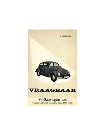 1961 -1968 VOLKSWAGEN 1200 VRAAGBAAK NEDERLANDS, Autos : Divers, Modes d'emploi & Notices d'utilisation, Ophalen of Verzenden