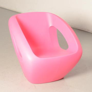 Lonc Seaser design stoel, roze