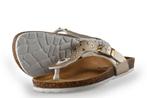 Leon Slippers in maat 37 Zilver | 5% korting, Kleding | Dames, Schoenen, Slippers, Overige kleuren, Verzenden, Leon
