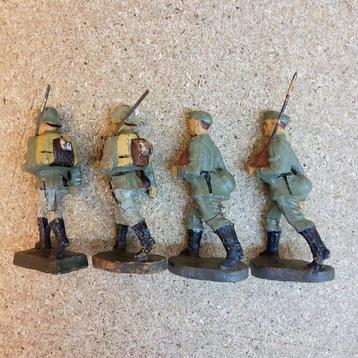 Elastolin – 15 Soldaten – Marschierende Wehrmacht – beschikbaar voor biedingen