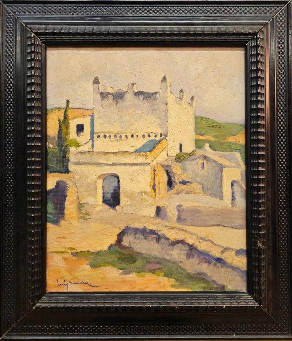 Spanish School (c.1940) - Kasbah on a sunny day, Antiek en Kunst, Kunst | Schilderijen | Klassiek