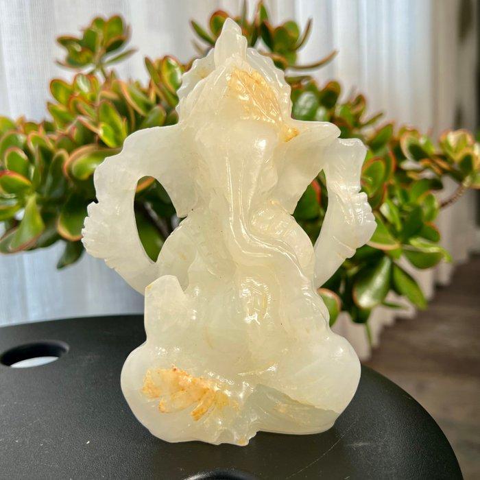 Afghaanse Jade Fijn gepolijste Afghaanse Jade Ganesha Beeld, Verzamelen, Mineralen en Fossielen