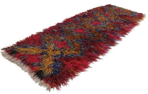 Designer Handgeweven Kilim Modern en Planten Natuurlijke, Huis en Inrichting, Stoffering | Tapijten en Vloerkleden