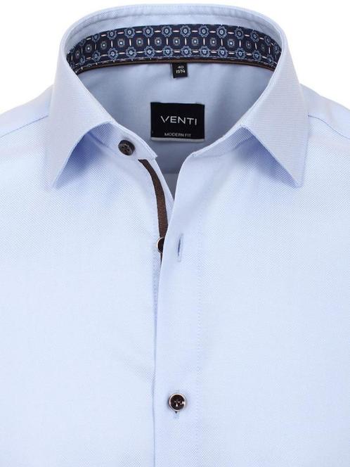 Venti Lichtblauw Overhemd Oxford Weving Modern Fit, Kleding | Heren, T-shirts, Verzenden