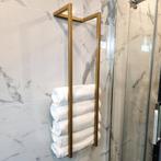 BWS Handdoekenrek Industrieel | 95x25x20cm | Goud, Doe-het-zelf en Bouw, Ophalen of Verzenden, Nieuw, Bad