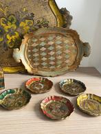 Dienblad (9) - Hout, Antiek en Kunst, Curiosa en Brocante
