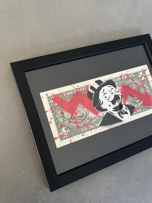 WhyCreationz (XX-XXI) - Market Crash Mr Monopoly x Dollar, Antiek en Kunst, Antiek | Overige Antiek