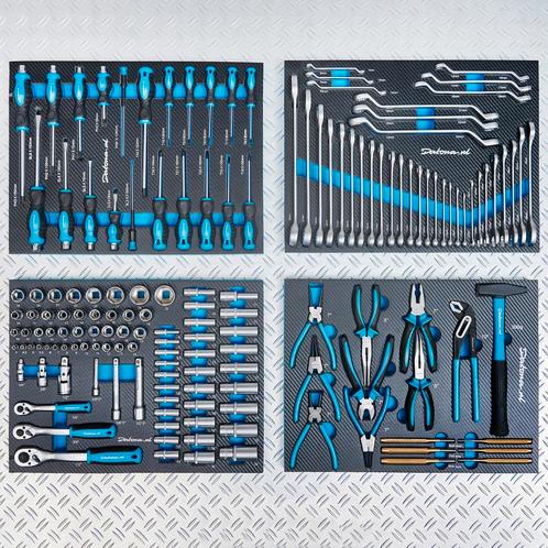 Datona Gereedschapsset Extended PRO 153-delig - voor 4, Doe-het-zelf en Bouw, Gereedschap | Handgereedschap, Ophalen of Verzenden