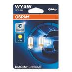 Osram WY5W Gloeilamp 12V 5W W2.1x9.5d Diadem Chrome 2 stuks, Ophalen of Verzenden, Nieuw