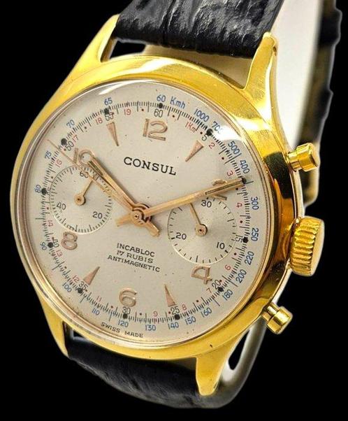 Consul - Unknown - Zonder Minimumprijs - Landeron 248 -, Handtassen en Accessoires, Horloges | Heren