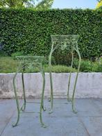Set bijzettafels (2) - metal, Antiek en Kunst
