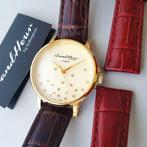 Grand Heur - 20 Diamonds - Swiss Made - Gold - Gift Set -, Handtassen en Accessoires, Horloges | Heren, Nieuw