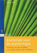 Statistiek voor de psychologie 1 9789047300342 J.L. Ellis, Boeken, Verzenden, Zo goed als nieuw, J.L. Ellis
