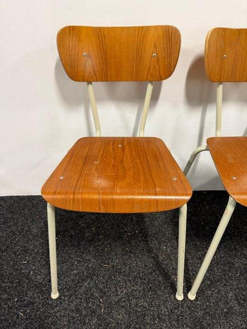 Chaise (4) - Bois - Chaises vintage, Antiek en Kunst, Antiek | Wandborden en Tegels