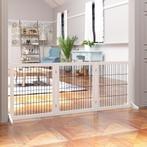 Hondenhekje - Veilige barrière - Trapdecoratie - Wit, Dieren en Toebehoren, Ophalen of Verzenden, Nieuw