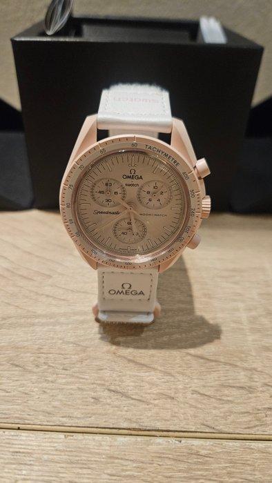 Omega x Swatch - MoonSwatch - Mission to Venus - Zonder, Handtassen en Accessoires, Horloges | Heren