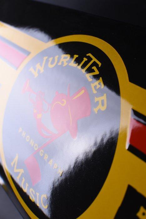 Wurlitzer, PHONOGRAPH MUSIC - Wurlitzer - 100cm - Emaille, Antiek en Kunst, Antiek | Wandborden en Tegels