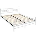 Slaapkamerbed met lattenbodem - 200 x 140 cm, wit