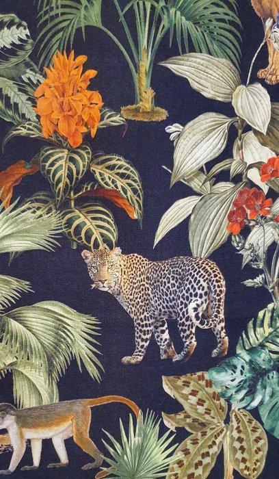 Tissu bohème avec des animaux exotiques - 300x280cm -, Antiquités & Art, Tapis & Textile