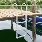 vidaXL Docktrap Zilver 45 x 11,5 x 134 cm Aluminium, Watersport en Boten, Verzenden, Nieuw