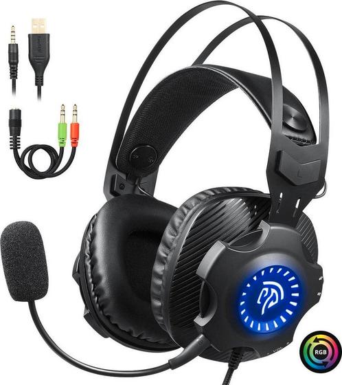 Tweedekans | EasySMX VIP-003S Over-ear Stereo gaming headset, Computers en Software, Headsets, Ophalen of Verzenden