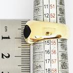 Ring - 18 karaat Geel goud Granaat - Onyx, Handtassen en Accessoires, Ringen, Nieuw